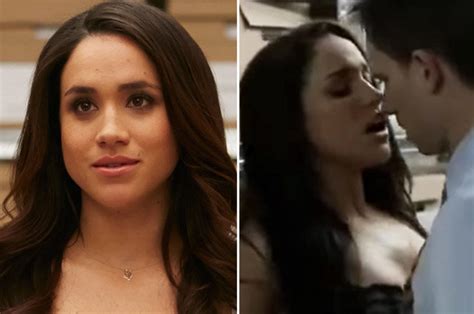 meghan markle sexy nude|Prince Harry's girlfriend Meghan Markle strips for Suits sex scene .